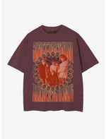 Jefferson Airplane Group Orange Gradient T-Shirt - US 0026