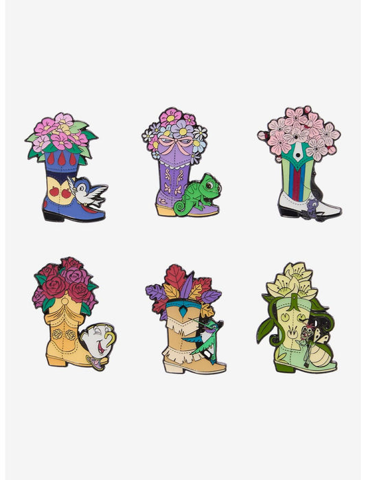 Loungefly Disney Princess Boot Bouquet Blind Box Enamel Pin - US 2246