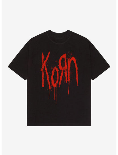 Korn Still A Freak Red Logo T-Shirt - US 7078