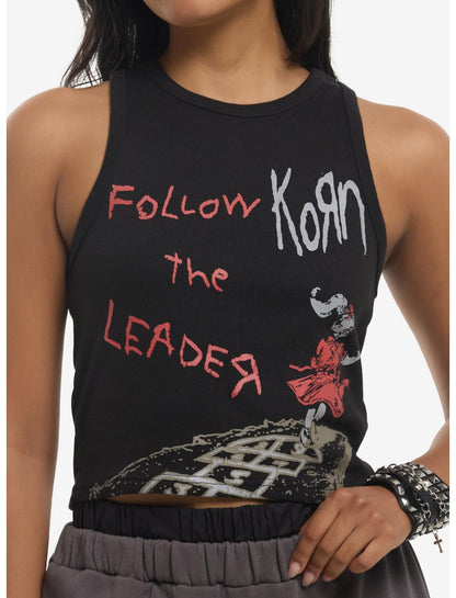 Korn Follow The Leader Girls Ribbed Tank Top - US 5750