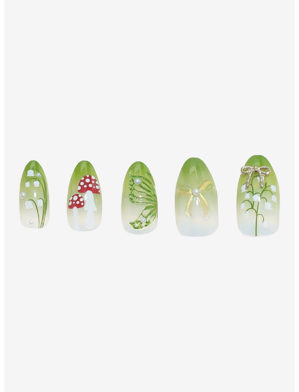 Blackheart Forest Fairy Press-On Nail Set - US 1499