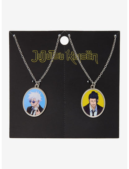 Jujutsu Kaisen Gojo & Geto Portrait Best Friend Necklace Set - US 6554