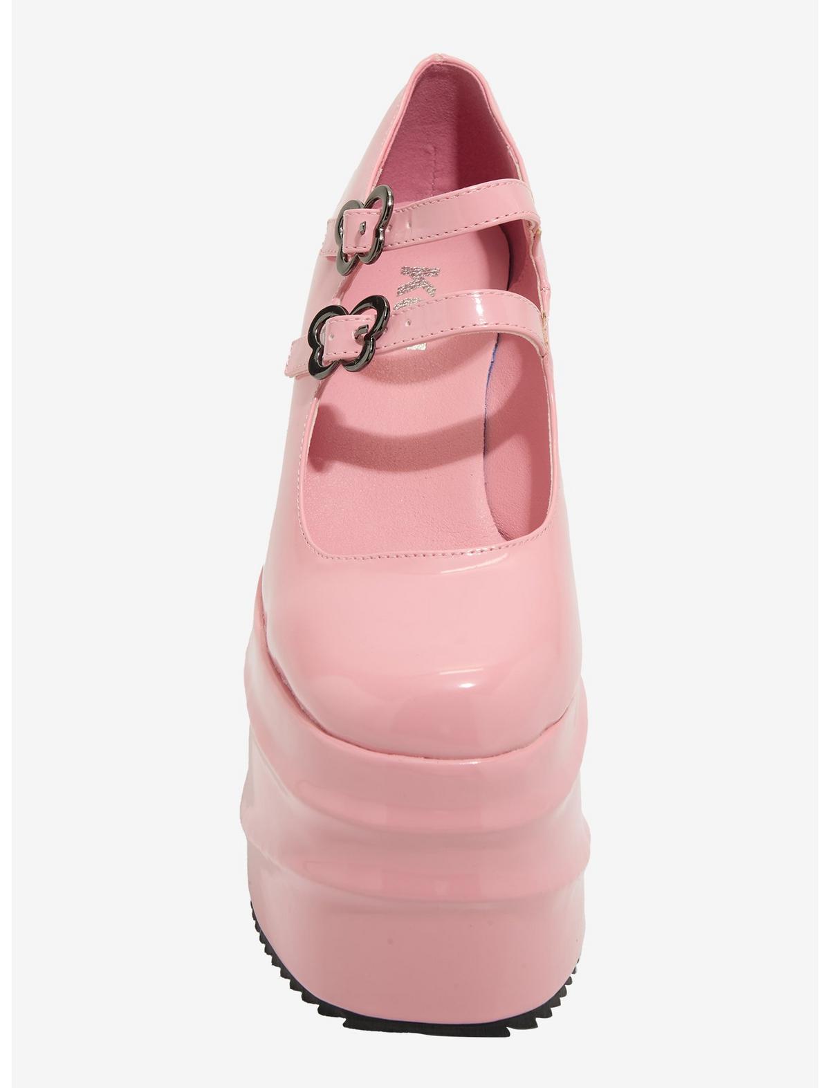 Koi Pink Good Fairy Platform Mary Janes - US 3484