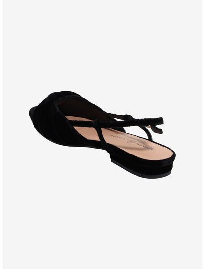 Chinese Laundry Black Velvet Harmony Flats - US 1668