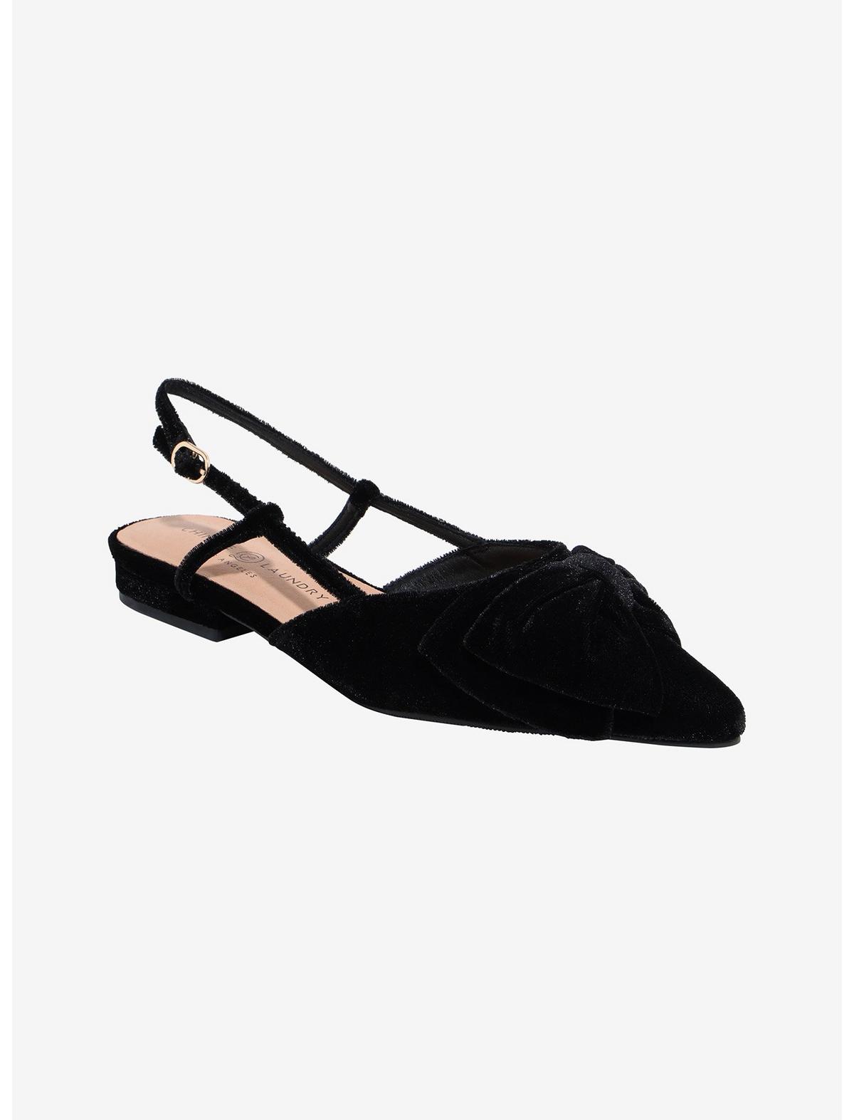 Chinese Laundry Black Velvet Harmony Flats - US 1668