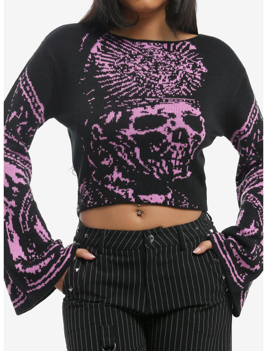Ghost Papa V Perpetua Girls Bell Sleeve Sweater - US 8740
