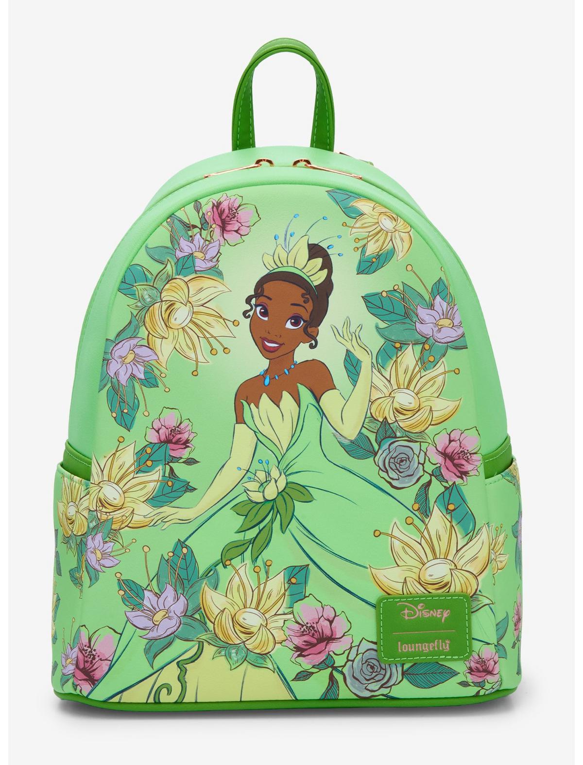 Loungefly Disney The Princess And The Frog Tiana Floral Mini Backpack - US 0286