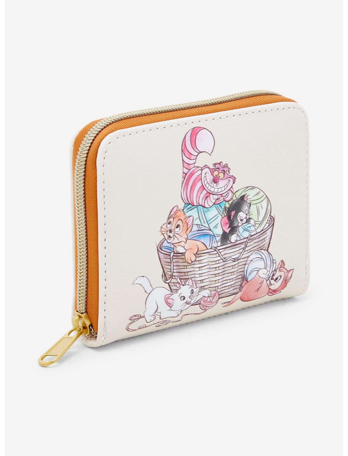 Loungefly Disney Cats Yarn Mini Zipper Wallet - US 6019