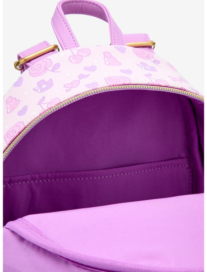 Loungefly My Melody & Kuromi Sleepover Heart Mini Backpack - US 0567