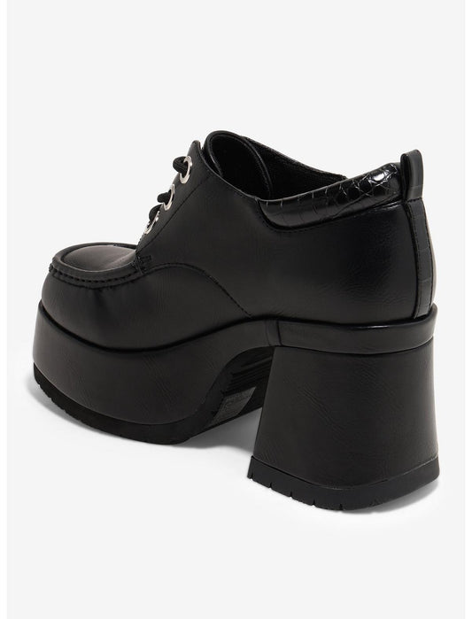 Koi Black Kinetic Platform Loafers - US 1014