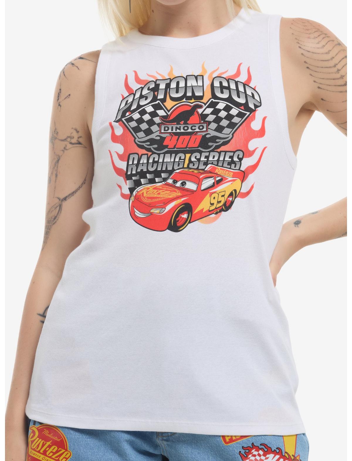 Disney Pixar Cars Lightning McQueen Racerback Girls Tank Top - US 1235