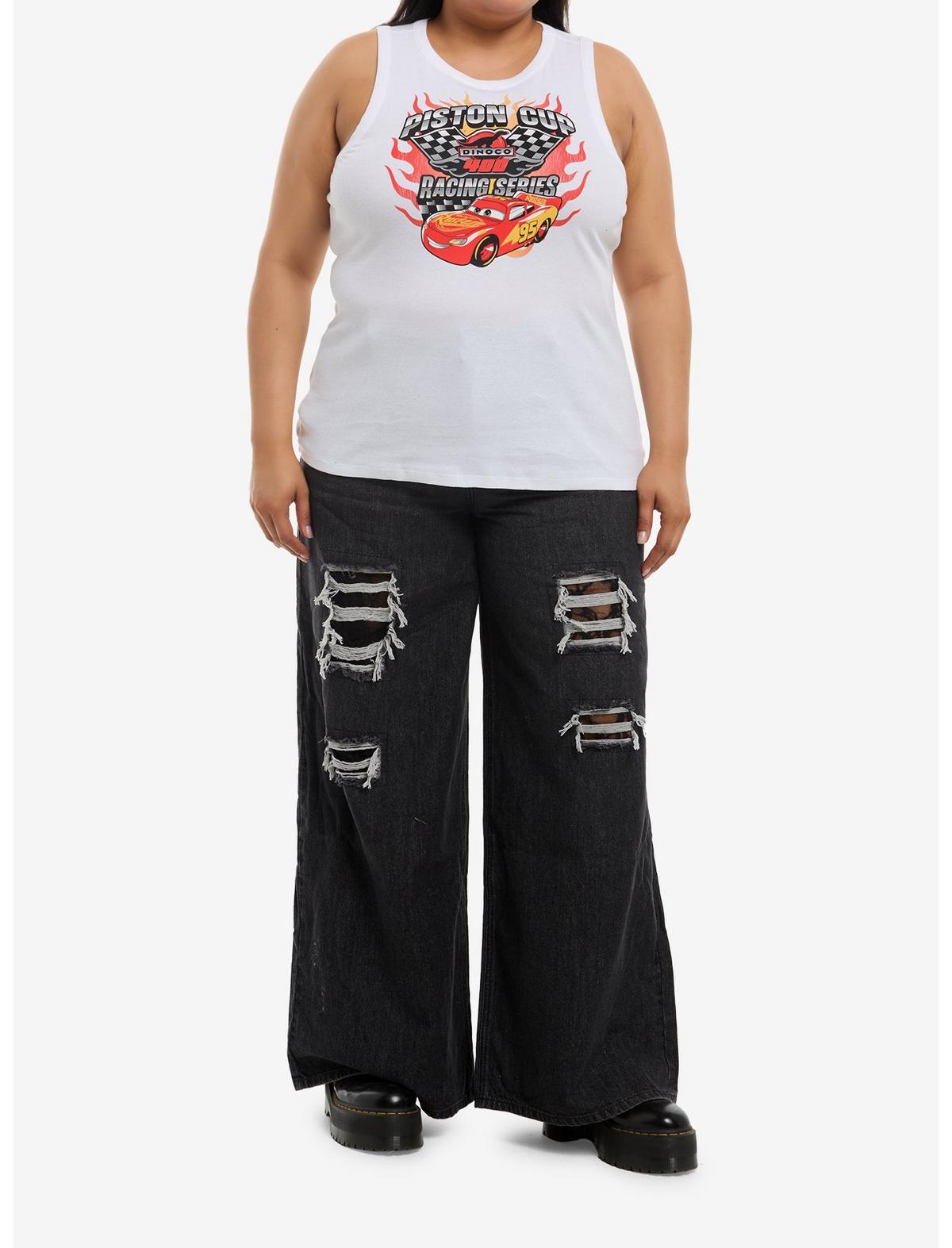 Disney Pixar Cars Lightning McQueen Racerback Girls Tank Top Plus Size - US 1264