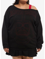 Her Universe Star Wars Darth Vader Off-Shoulder Girls Sweatshirt Plus Size - US 4016