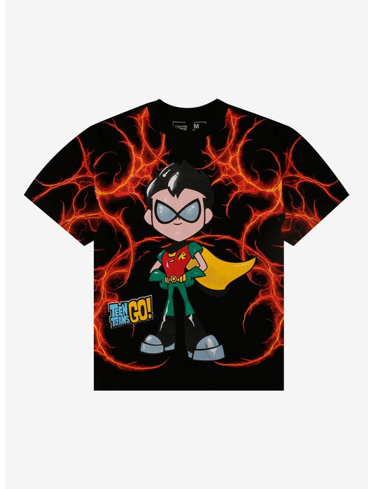 CVLA X DC Comics Teen Titans Go! Robin Lightning T-Shirt - US 2381