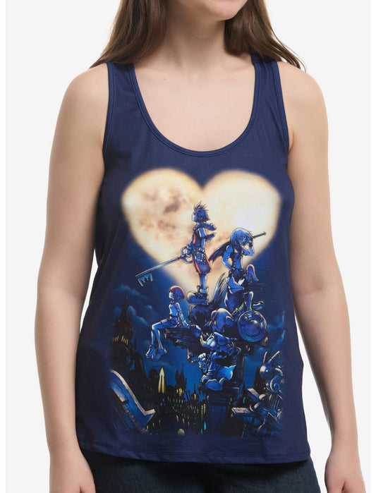 Her Universe Disney Kingdom Hearts Poster Mesh Girls Tank Top - US 2805