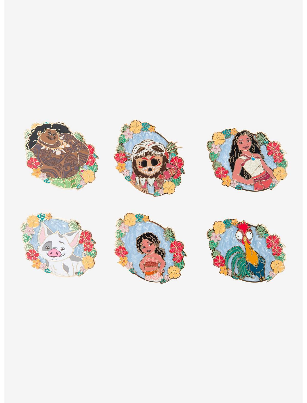 Disney Moana Floral Blind Box Enamel Pin Hot Topic Exclusive - US 0100