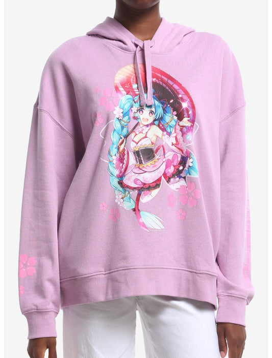 Hatsune Miku Cherry Blossom Dress Hoodie - US 4237