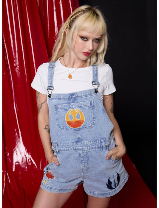 Her Universe Star Wars Rebel Denim Shortalls - US 3590