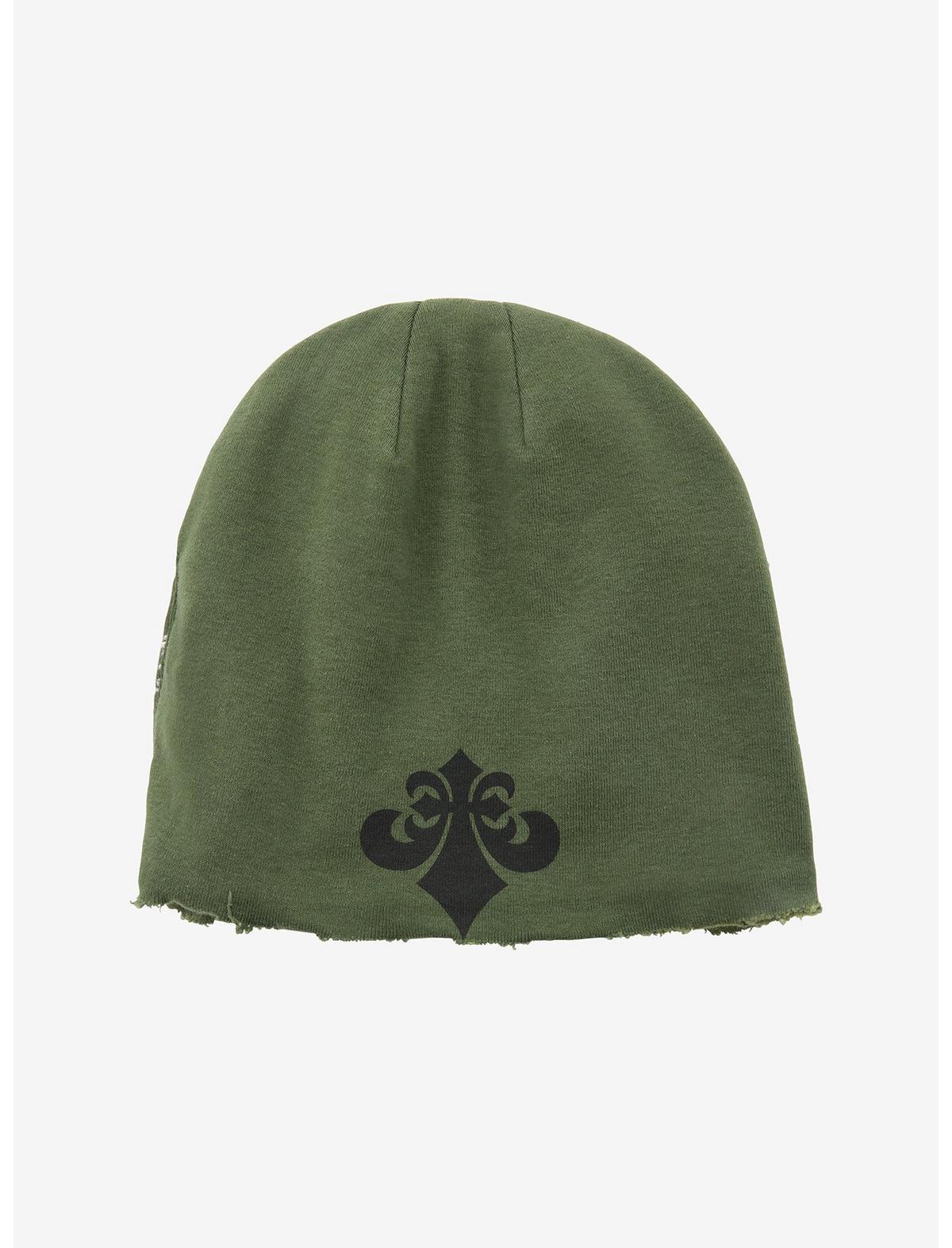 Affliction Skull Destructed Reversible Beanie - US 9622