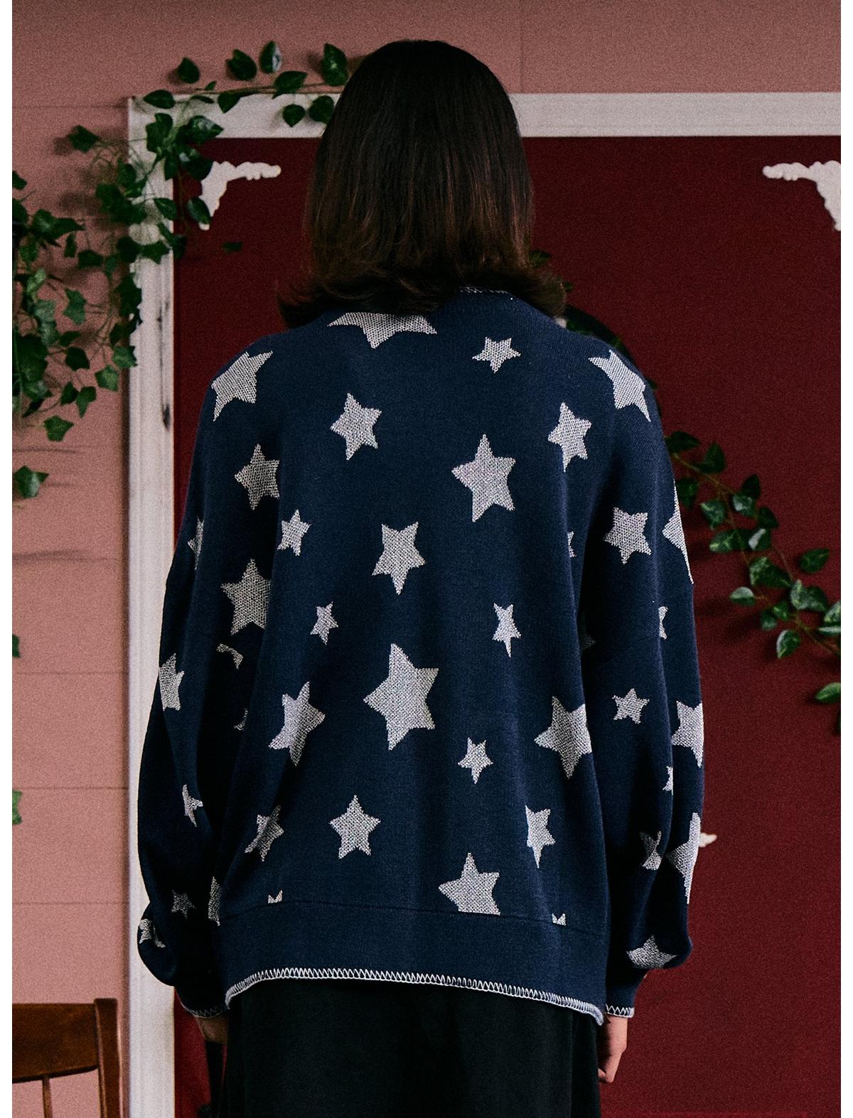 Coraline Silver Star Girls Cardigan - US 1870