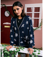 Coraline Silver Star Girls Cardigan - US 1870