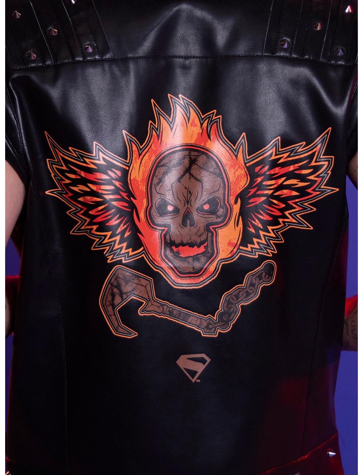 DC Comics Supergirl Lobo Moto Vest - US 6132
