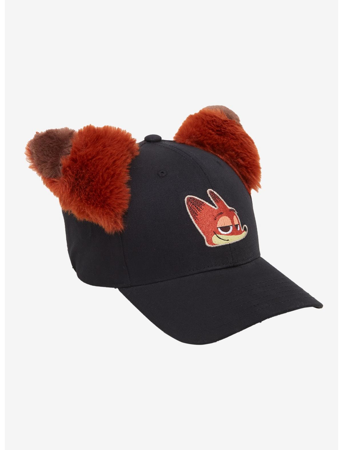 Disney Zootopia 2 Nick Wilde Plush Ears Dad Cap - US 2930