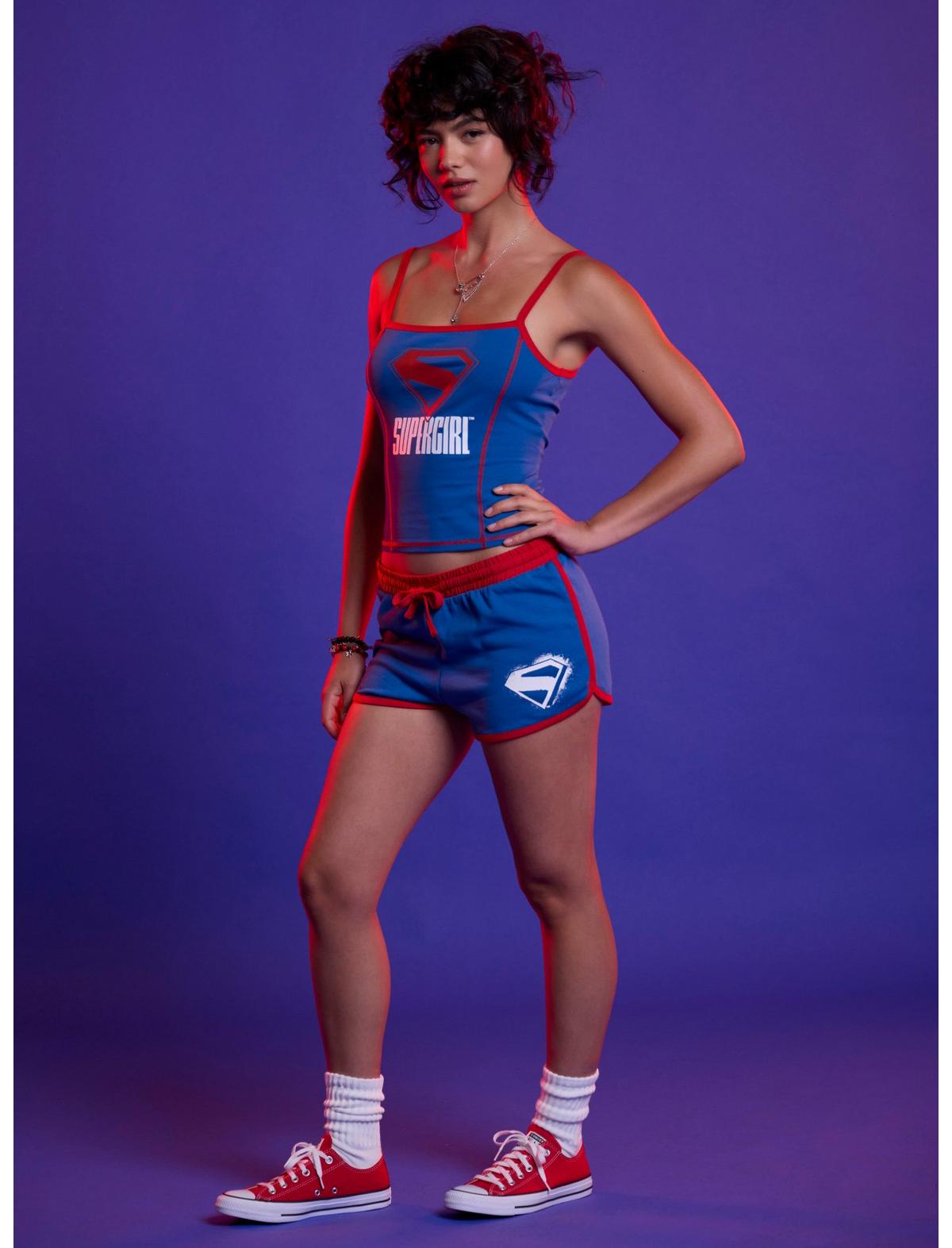 DC Comics Supergirl Logo Crop Girls Cami - US 9106