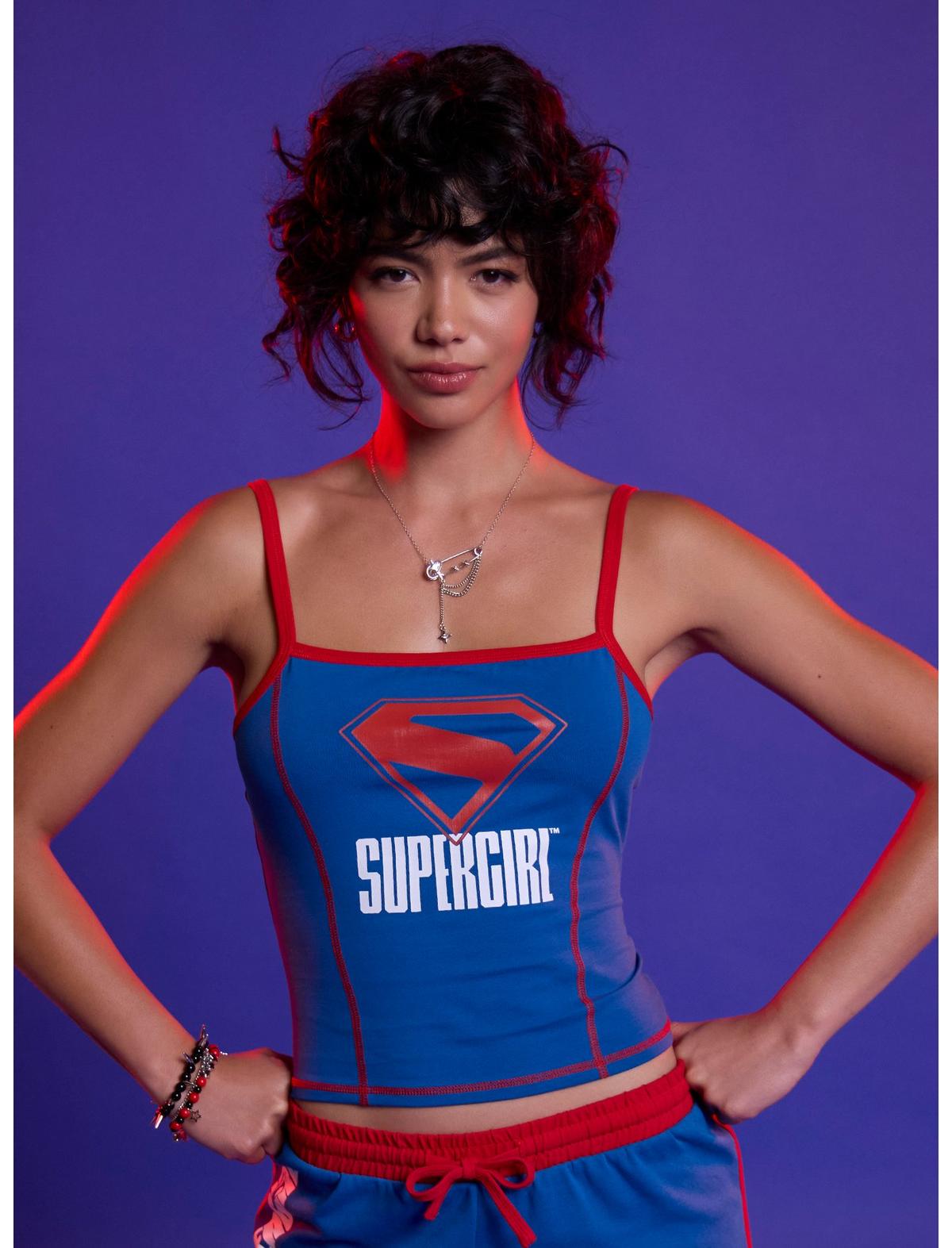 DC Comics Supergirl Logo Crop Girls Cami - US 9106