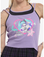 Hatsune Miku Heart Multi-Strap Girls Crop Halter Top - US 2007