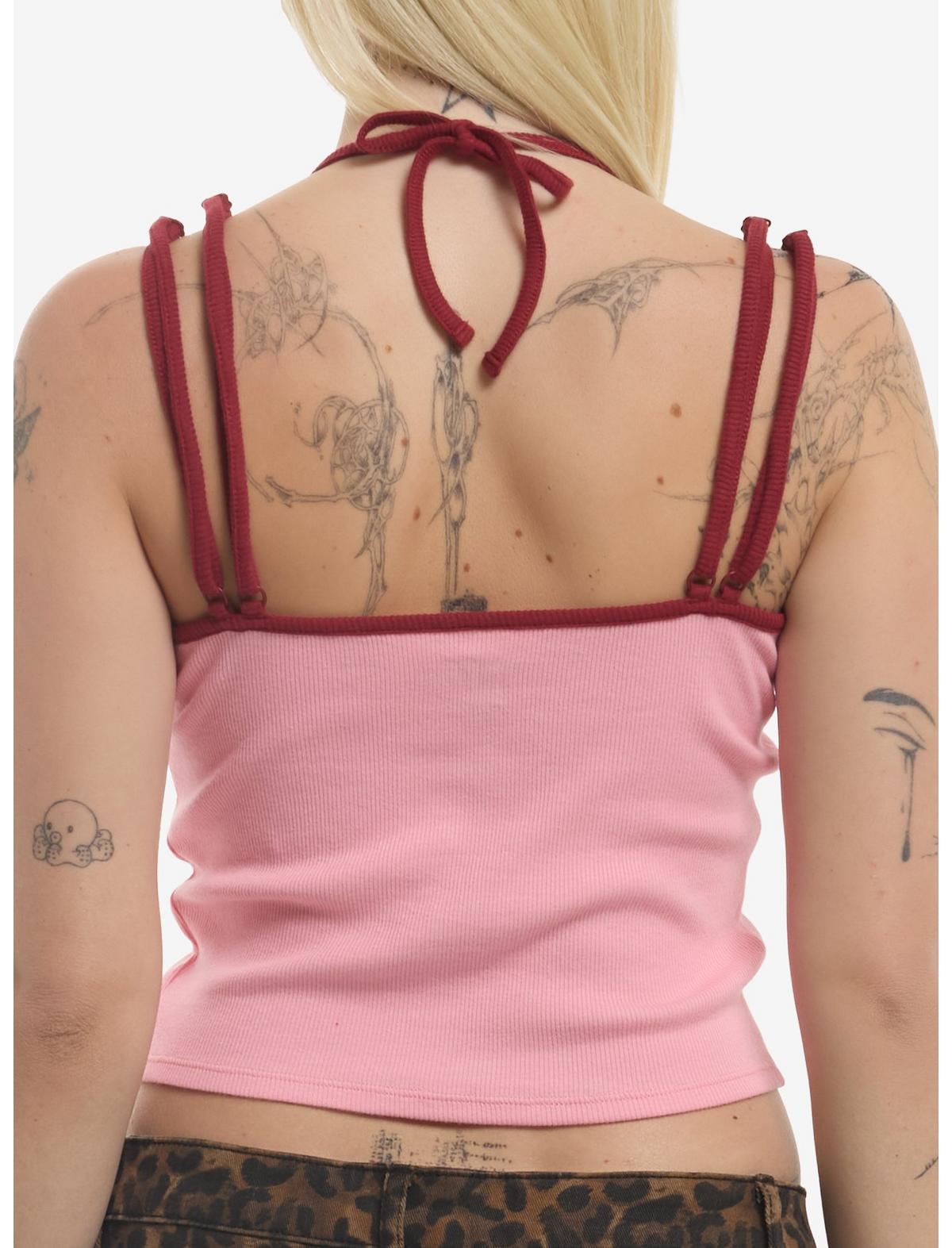 Dr Pepper Cherry Girls Halter Tank Top - US 1690