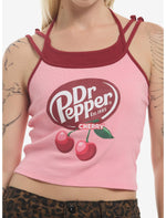 Dr Pepper Cherry Girls Halter Tank Top - US 1690