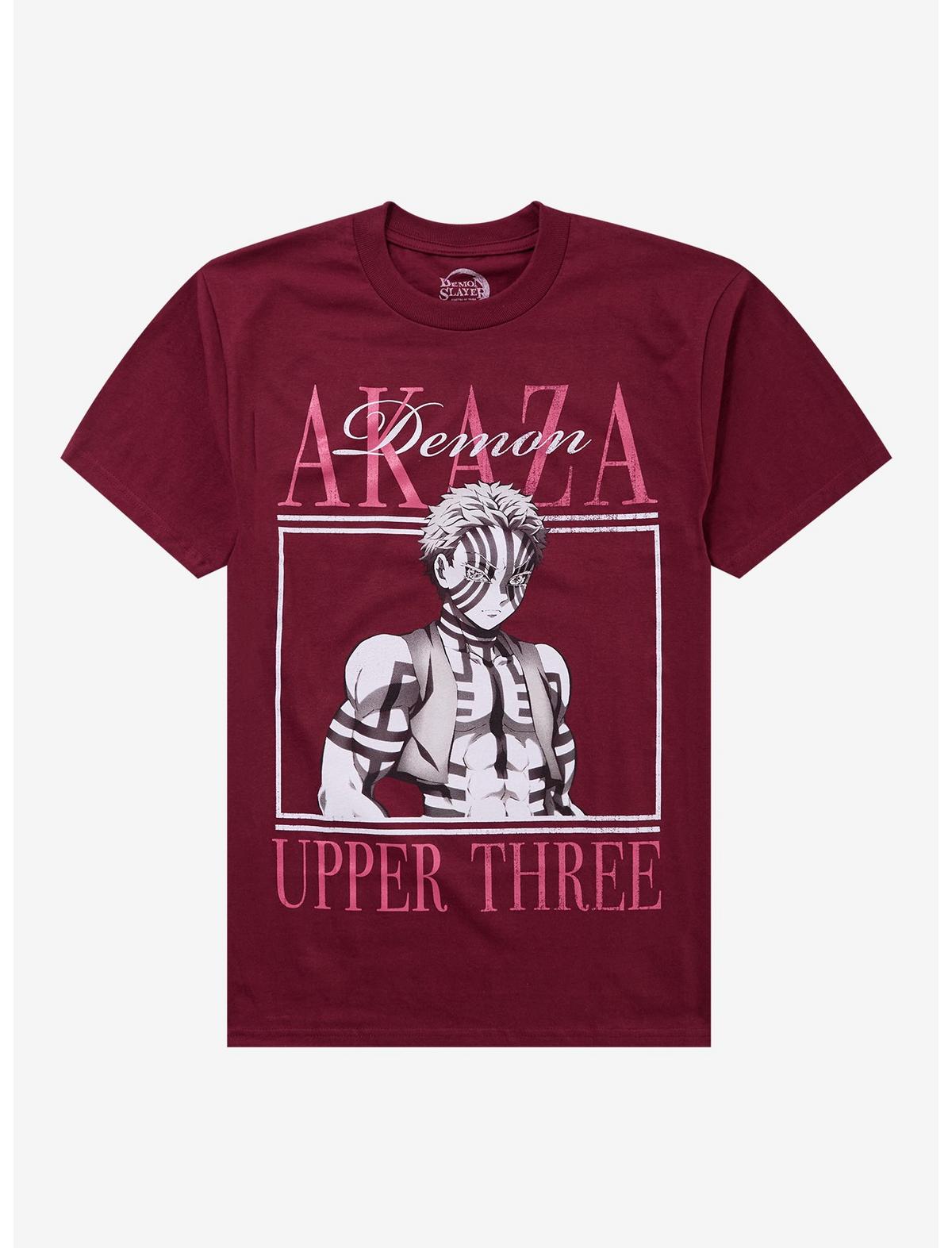 Demon Slayer: Kimetsu No Yaiba Akaza Demon Portrait T-Shirt - US 2738