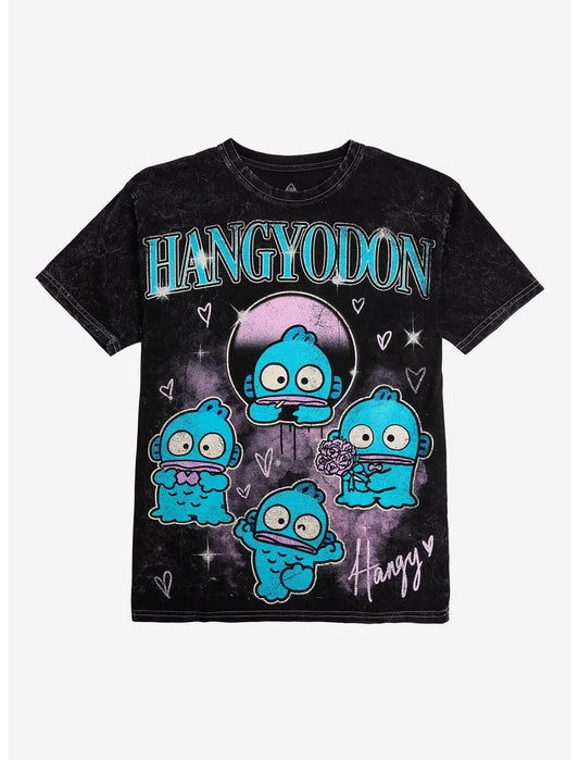 Hangyodon Collage Metal Mineral Wash T-Shirt - US 9320