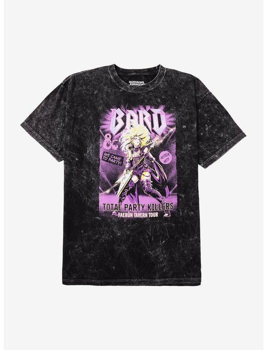 Dungeons & Dragons Bard Mineral Wash T-Shirt - US 0519