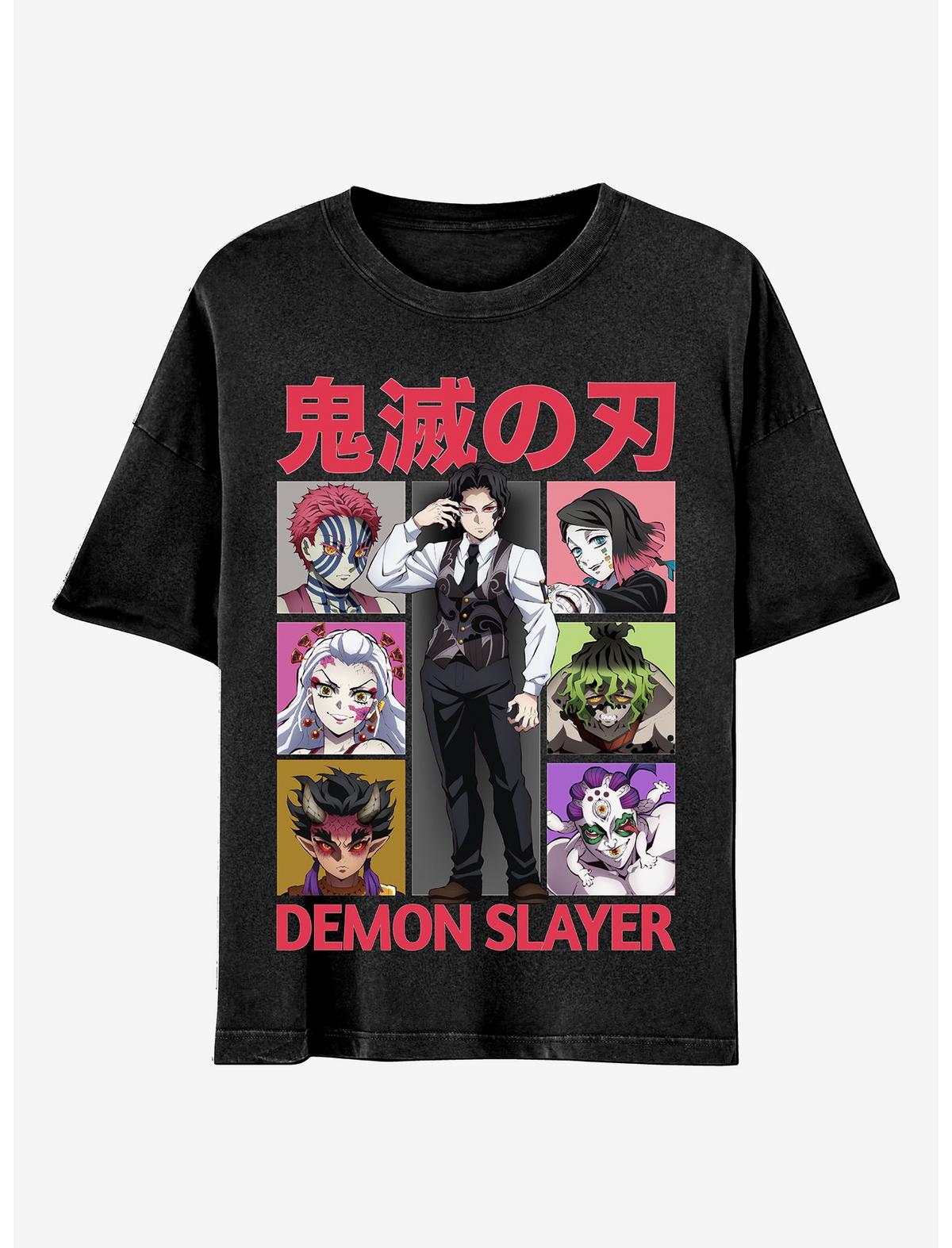Demon Slayer: Kimetsu No Yaiba Demons Grid T-Shirt - US 4770