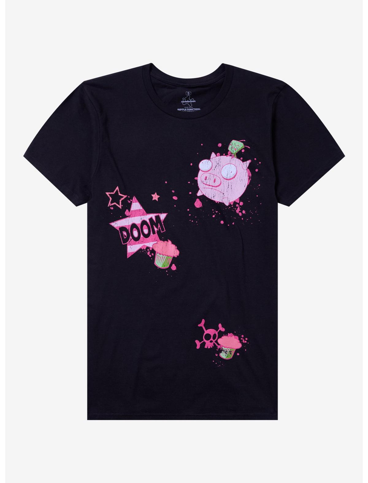 Invader Zim GIR Pig & Cupcake T-Shirt - US 9944