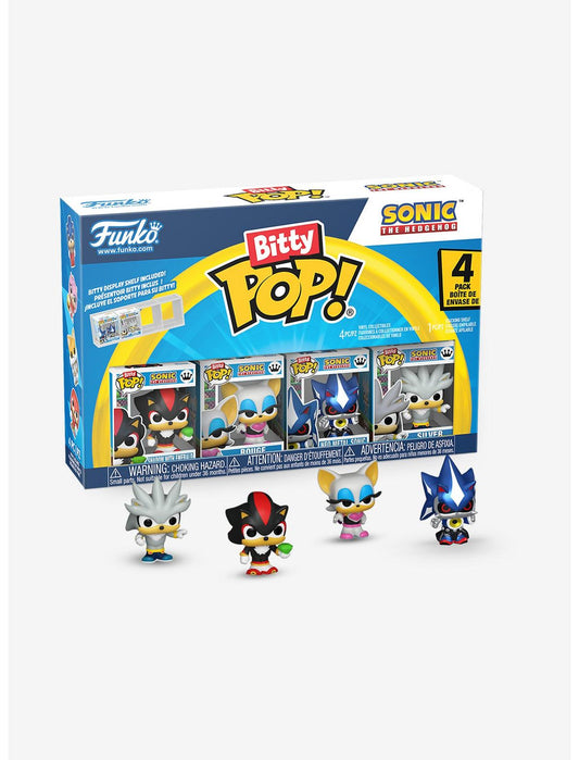 Funko Sonic The Hedgehog Bitty Pop! Shadow With Emerald Figure Set - US 3611