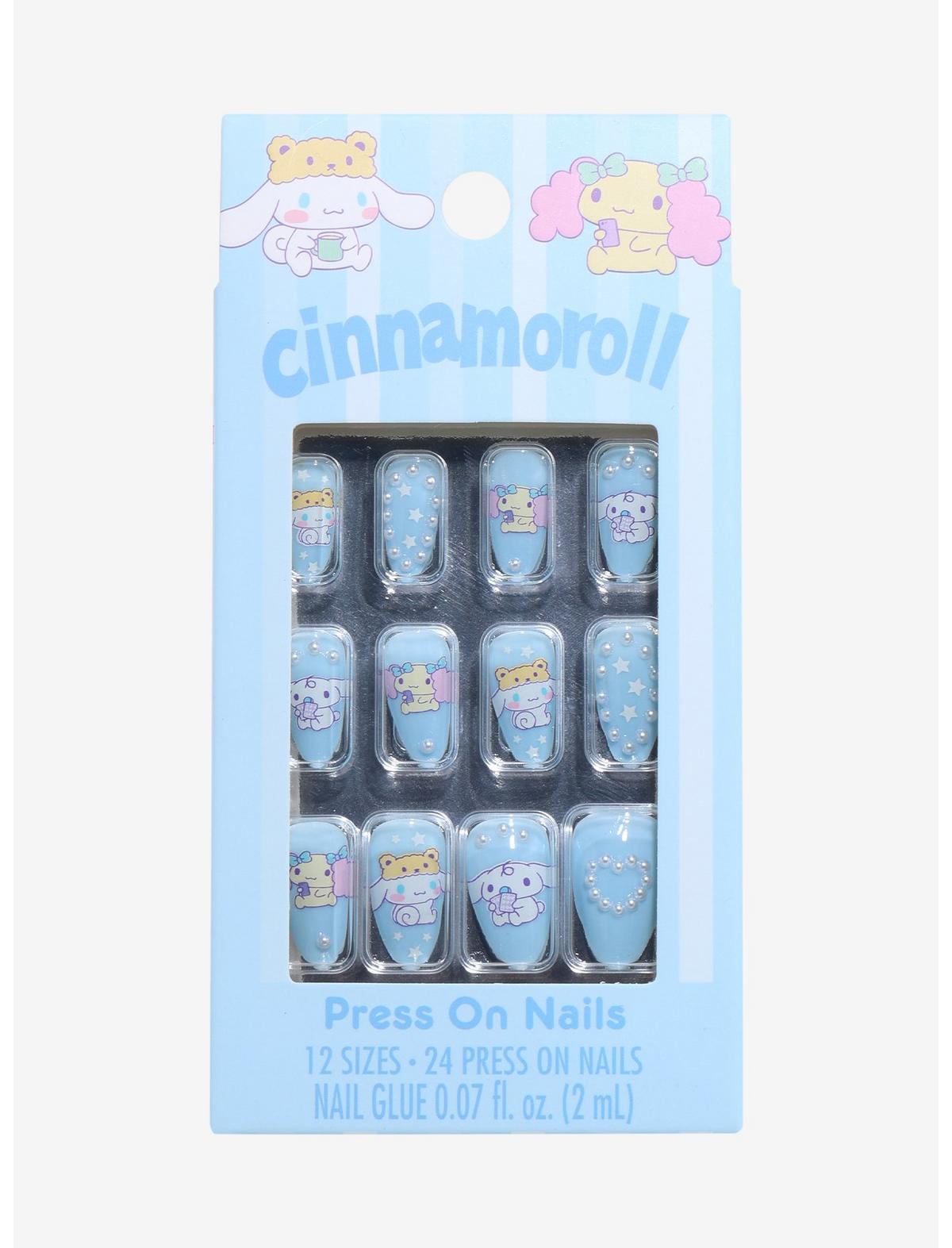 Cinnamoroll Sleepover Press-On Nail Set - US 6682