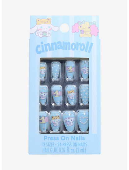 Cinnamoroll Sleepover Press-On Nail Set - US 6682
