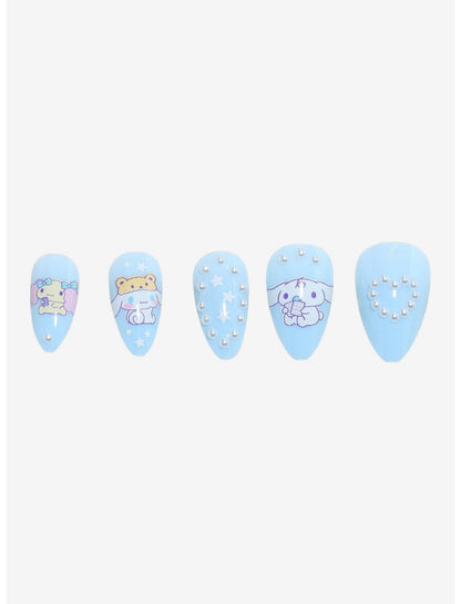 Cinnamoroll Sleepover Press-On Nail Set - US 6682
