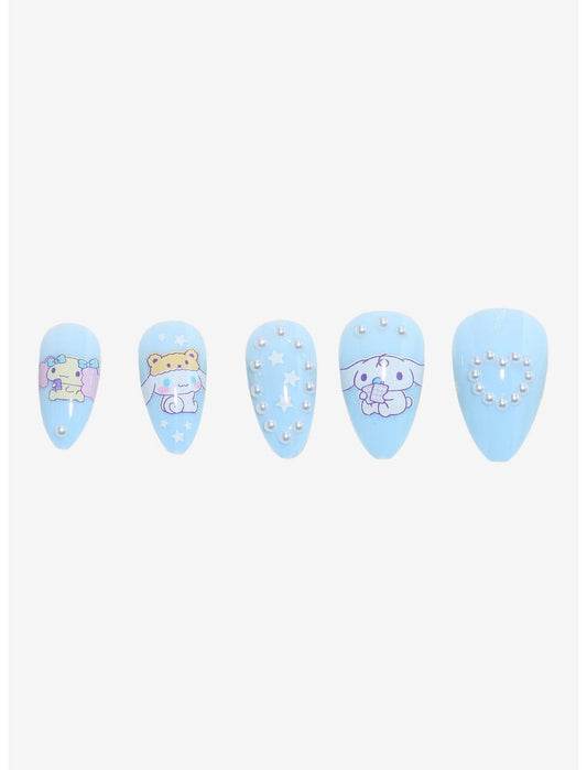 Cinnamoroll Sleepover Press-On Nail Set - US 6682