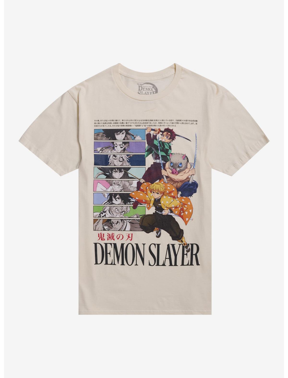 Demon Slayer: Kimetsu No Yaiba Character Panels T-Shirt - US 9165