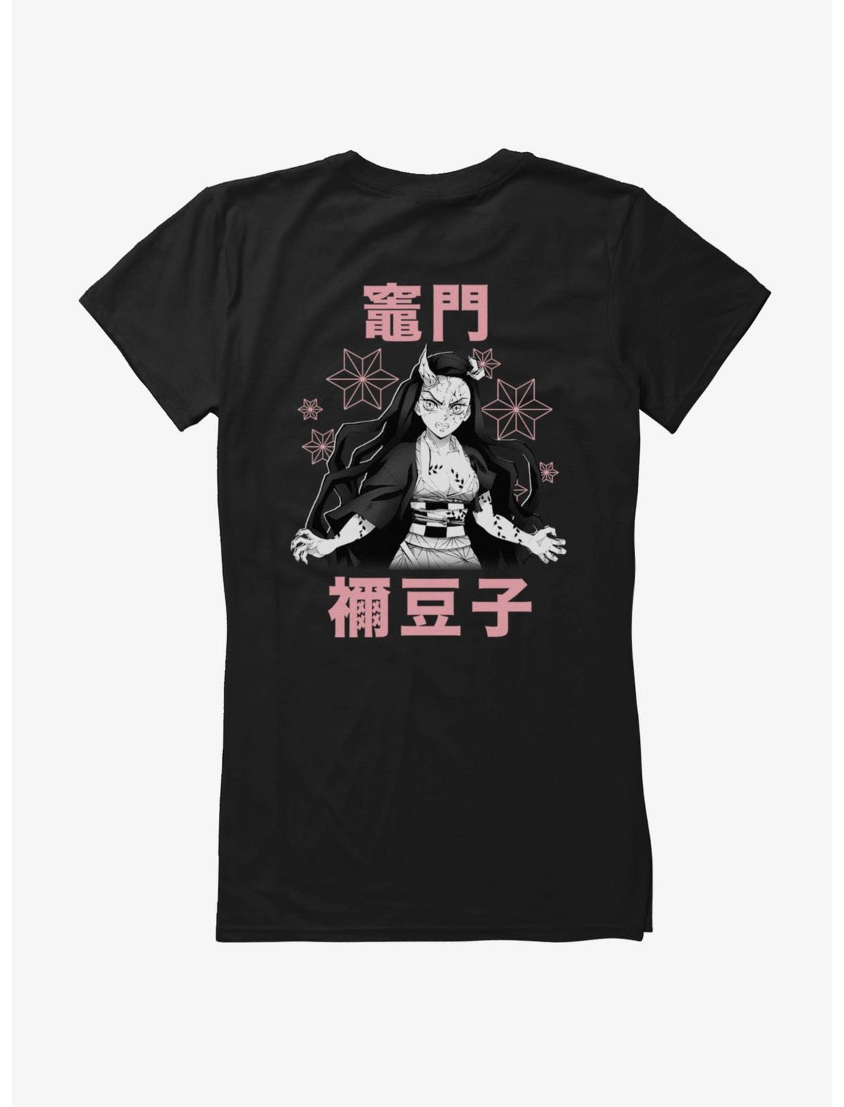 Demon Slayer: Kimetsu No Yaiba Nezuko Kamado Blossoms Girls T-Shirt - US 6249