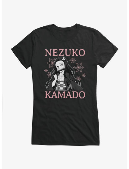 Demon Slayer: Kimetsu No Yaiba Nezuko Kamado Blossoms Girls T-Shirt - US 6249