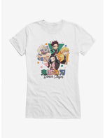Demon Slayer: Kimetsu No Yaiba Characters Shapes Girls T-Shirt - US 8376