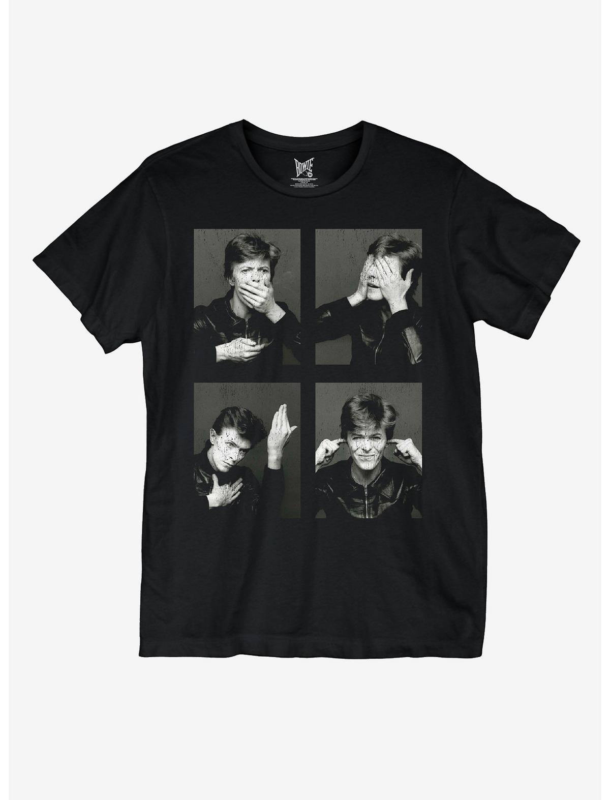 David Bowie Heroes Portrait Grid T-Shirt - US 5256