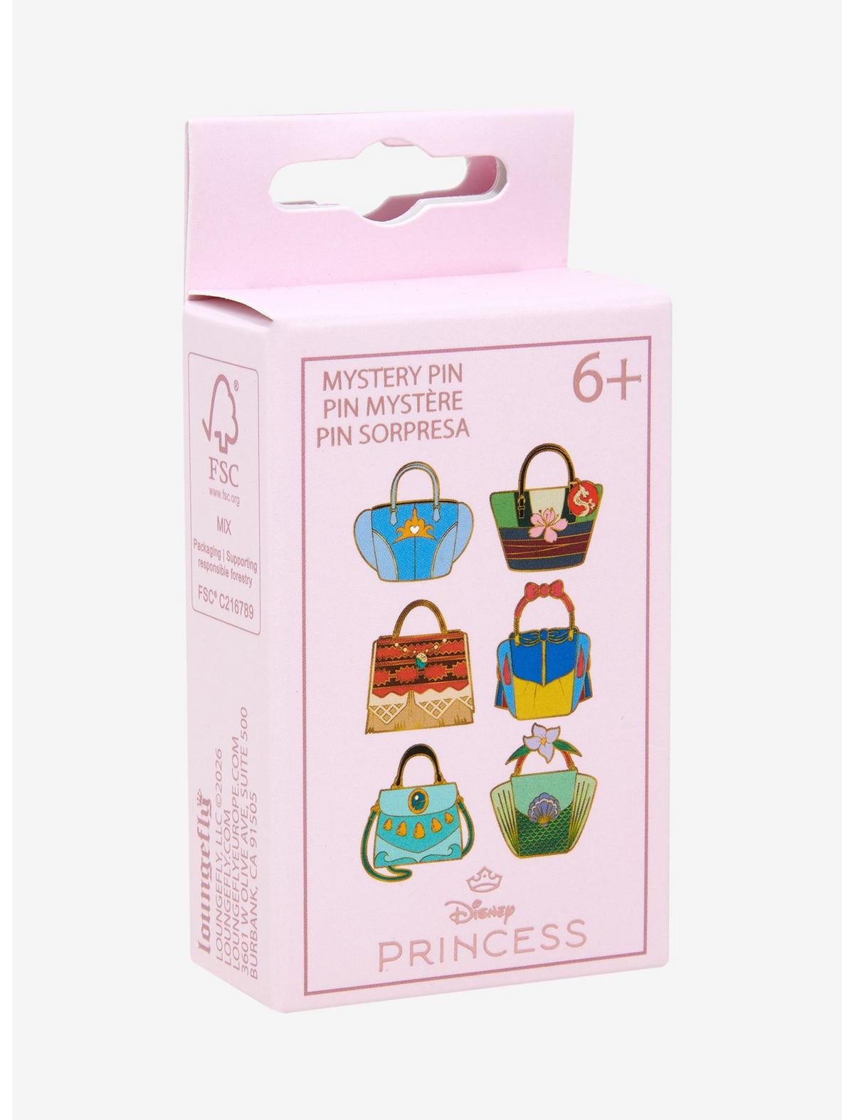 Loungefly Disney Princess Handbag Blind Box Enamel Pin Hot Topic Exclusive - US 6525