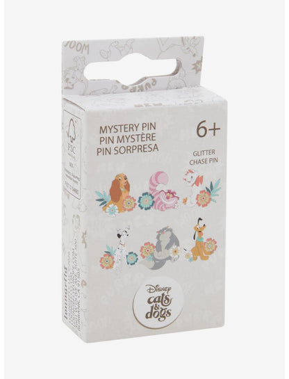 Loungefly Disney Cats & Digs Floral Blind Box Enamel Pin Hot Topic Exclusive - US 0103