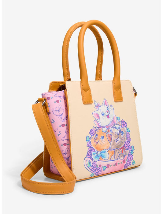 Loungefly Disney The Aristocats Floral Satchel Bag - US 3009